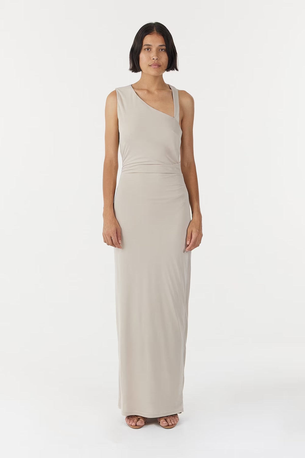 Stirling Twist Asymmetric Maxi Dress
