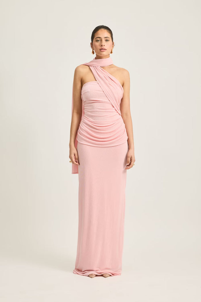 Elegant Australian designer mother of the bride dress - blush pink formal gown from BELLA n' BEAR