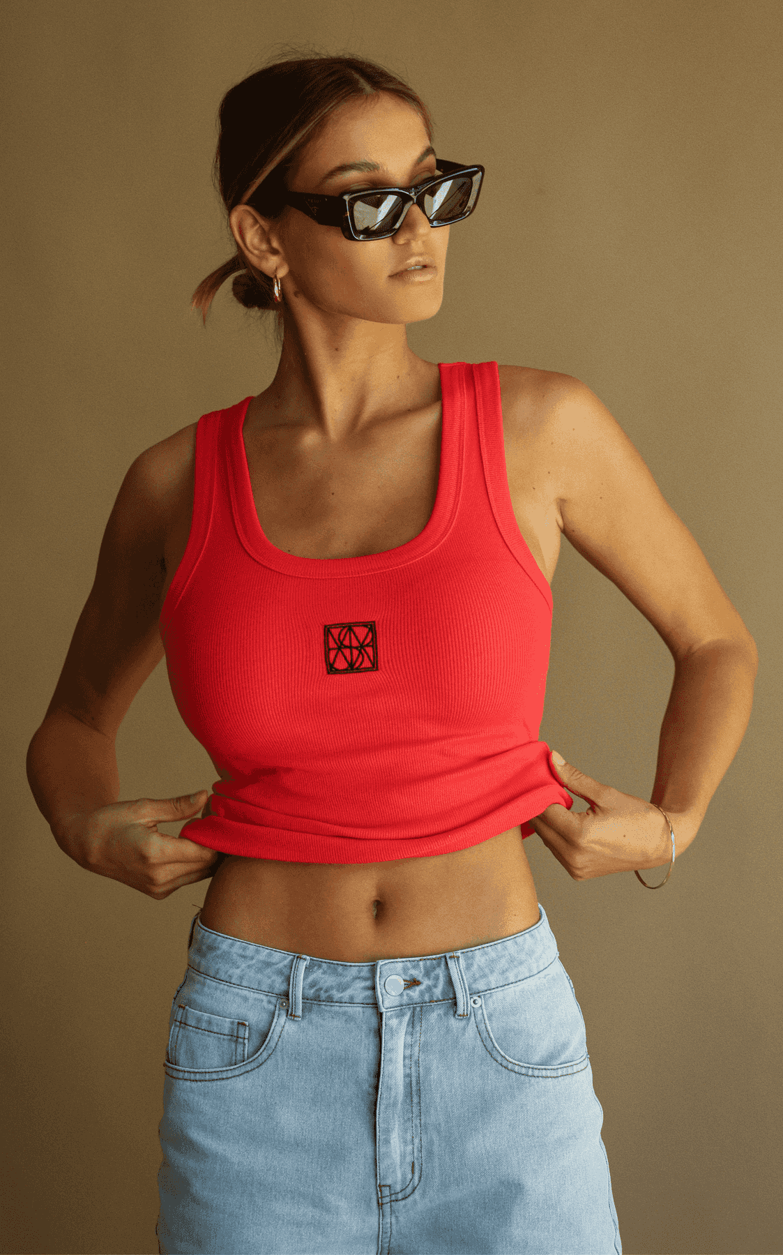 ARAMINTA JAMES Araminta James Classic Tank - Coral BELLA n' BEAR