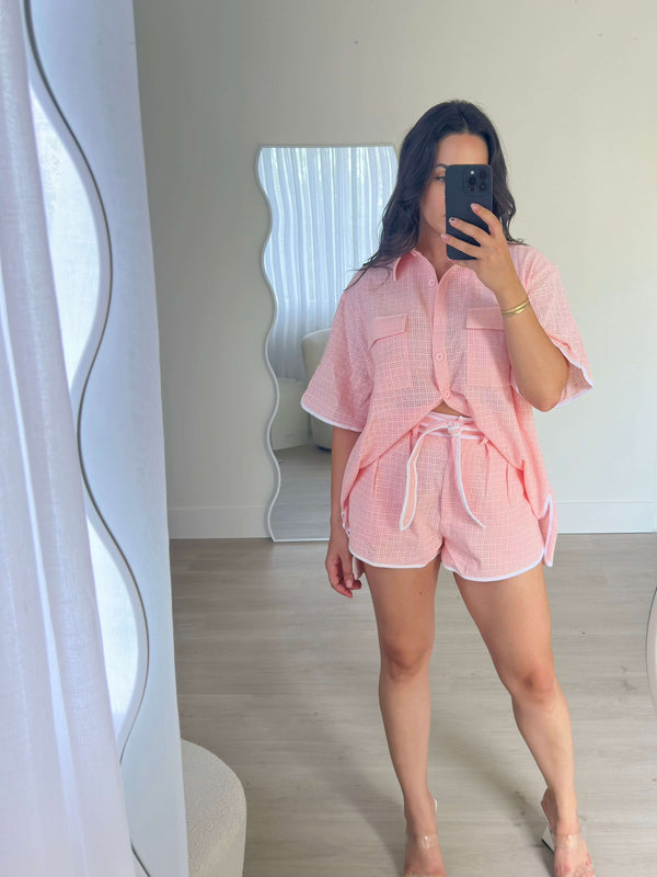 BY JOHNNY By Johnny Serena Mini Short - Dusty Pink BELLA n' BEAR