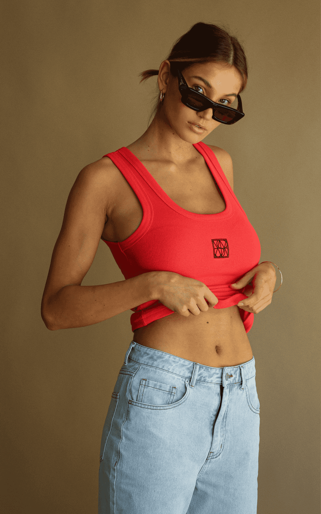 ARAMINTA JAMES Araminta James Classic Tank - Coral BELLA n' BEAR