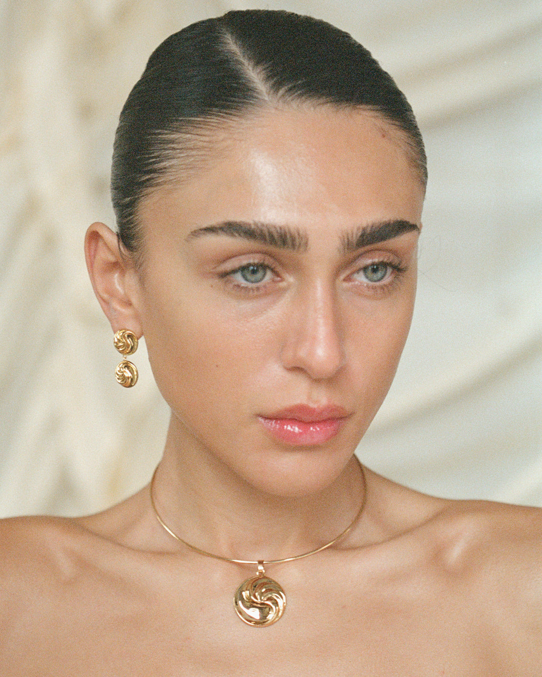Luv Aj The Leila Drop Earrings - Gold