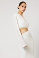 Cristobal Sequin Wrap Top