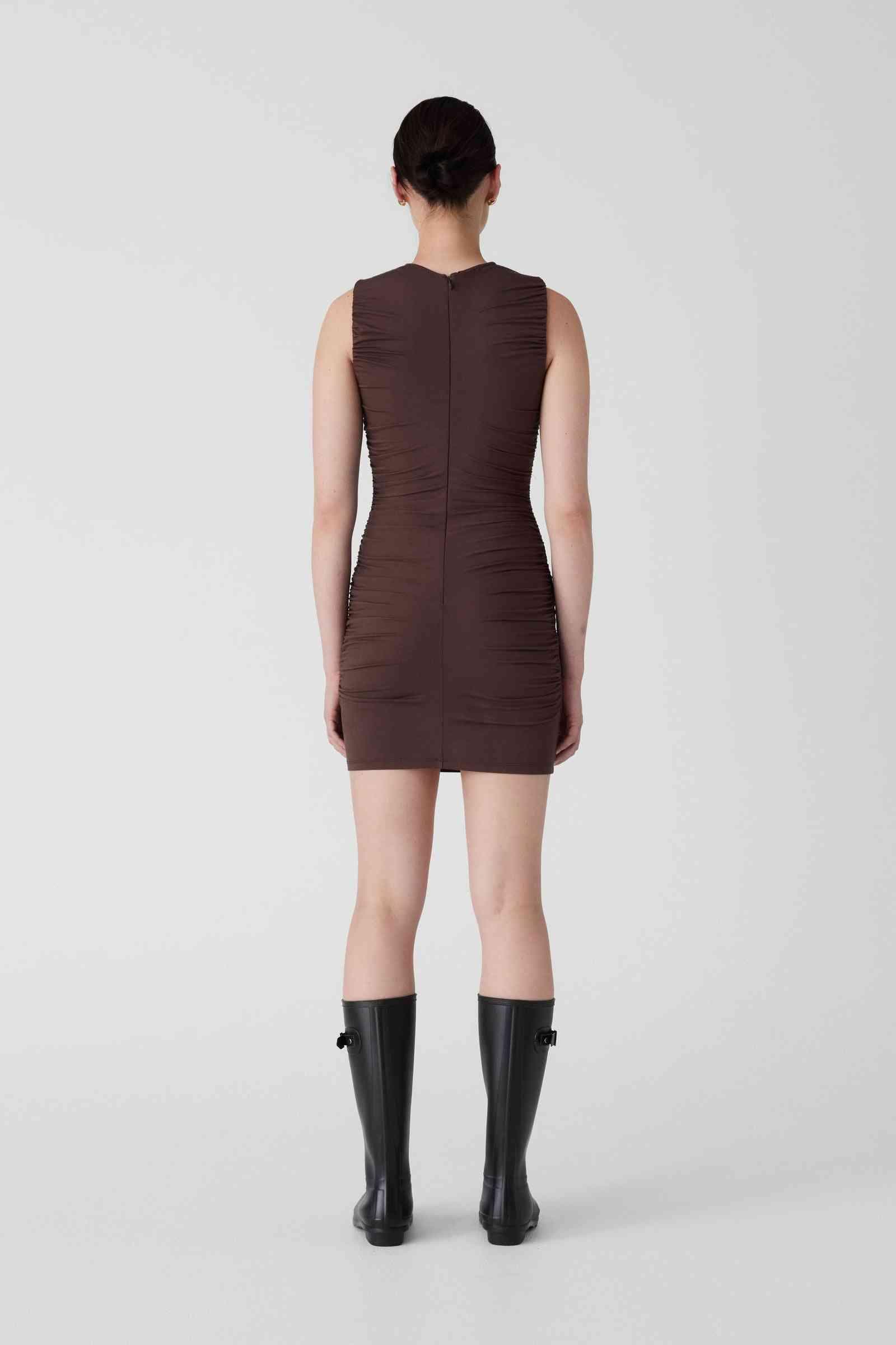 MISHA COLLECTION Misha Emeroy Dress - Chocolate BELLA n' BEAR