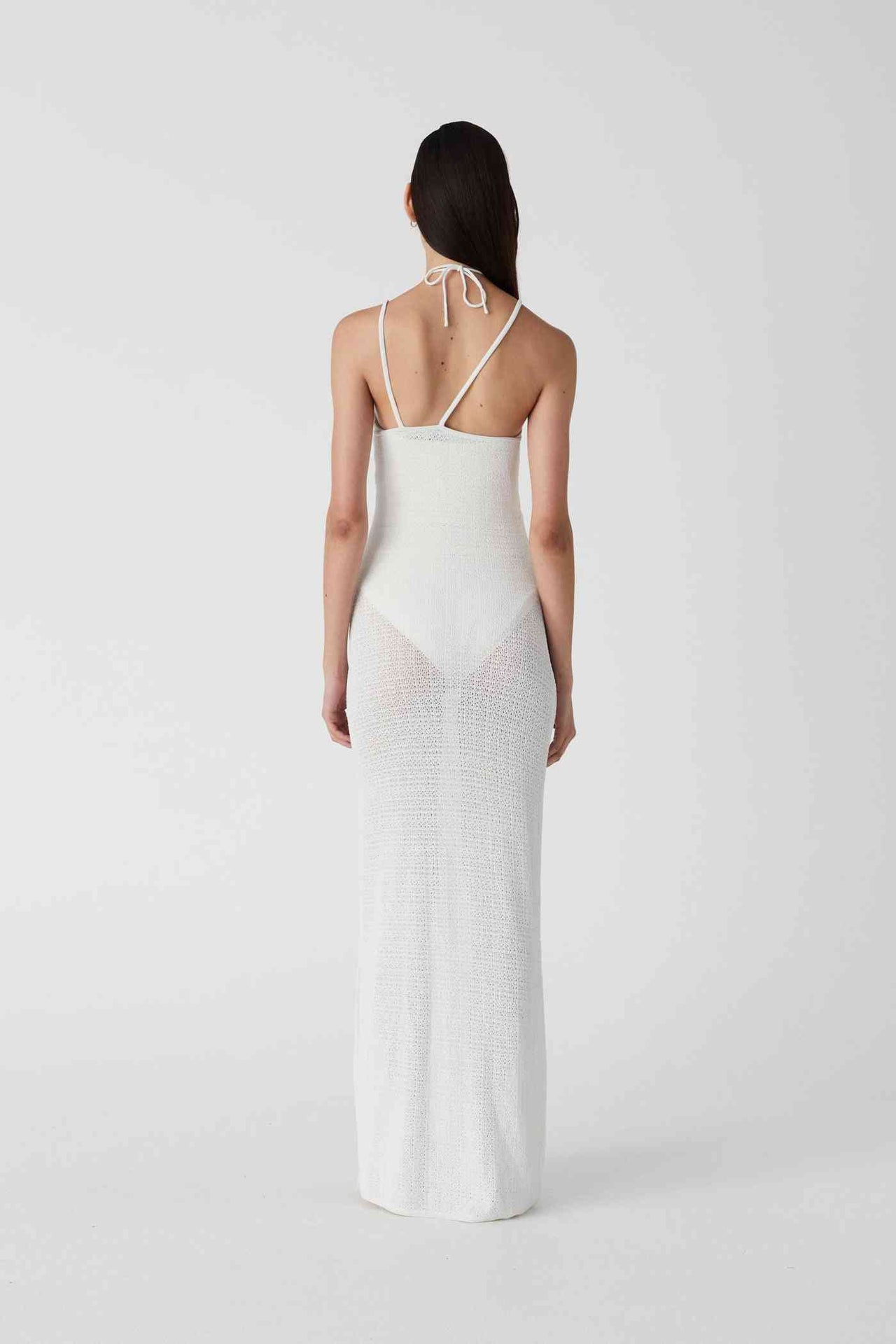 MISHA COLLECTION Misha Clemency Pointelle Knit Maxi Dress - Ivory BELLA n' BEAR