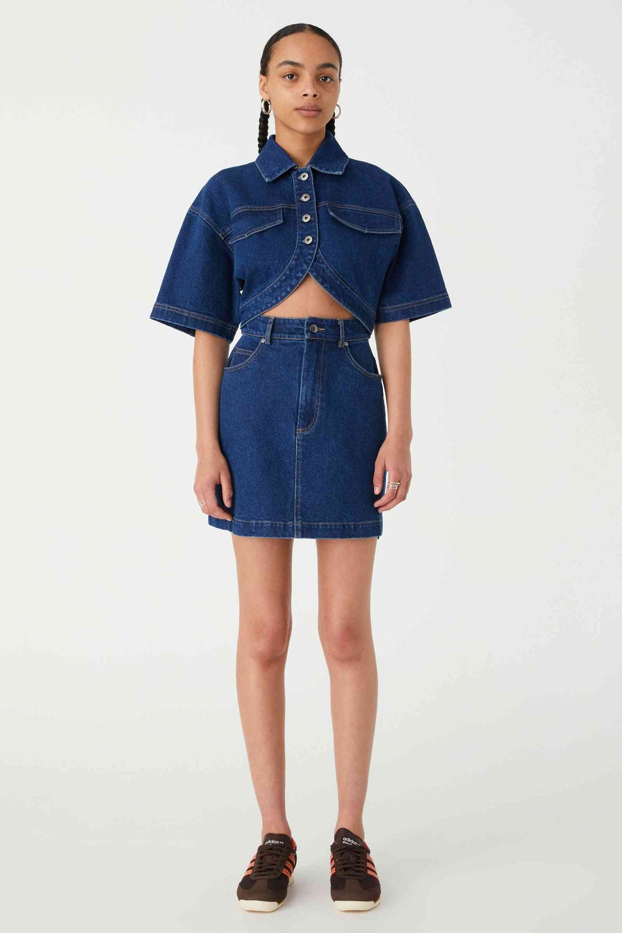 MISHA COLLECTION Misha Collection Rocco Denim Mini Dress - French Indigo BELLA n' BEAR