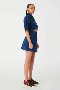 Thumbnail for MISHA COLLECTION Misha Collection Rocco Denim Mini Dress - French Indigo BELLA n' BEAR