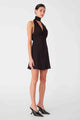 MISHA COLLECTION Misha Collection Elvira Satin Mini Dress - Black BELLA n' BEAR