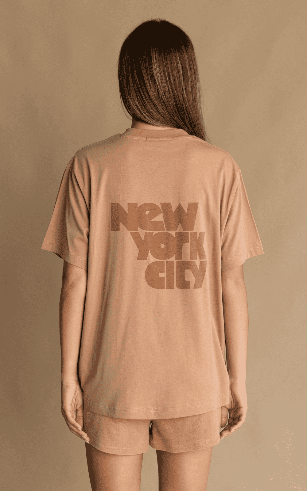 ARAMINTA JAMES Araminta James NYC Tee - Coffee BELLA n' BEAR