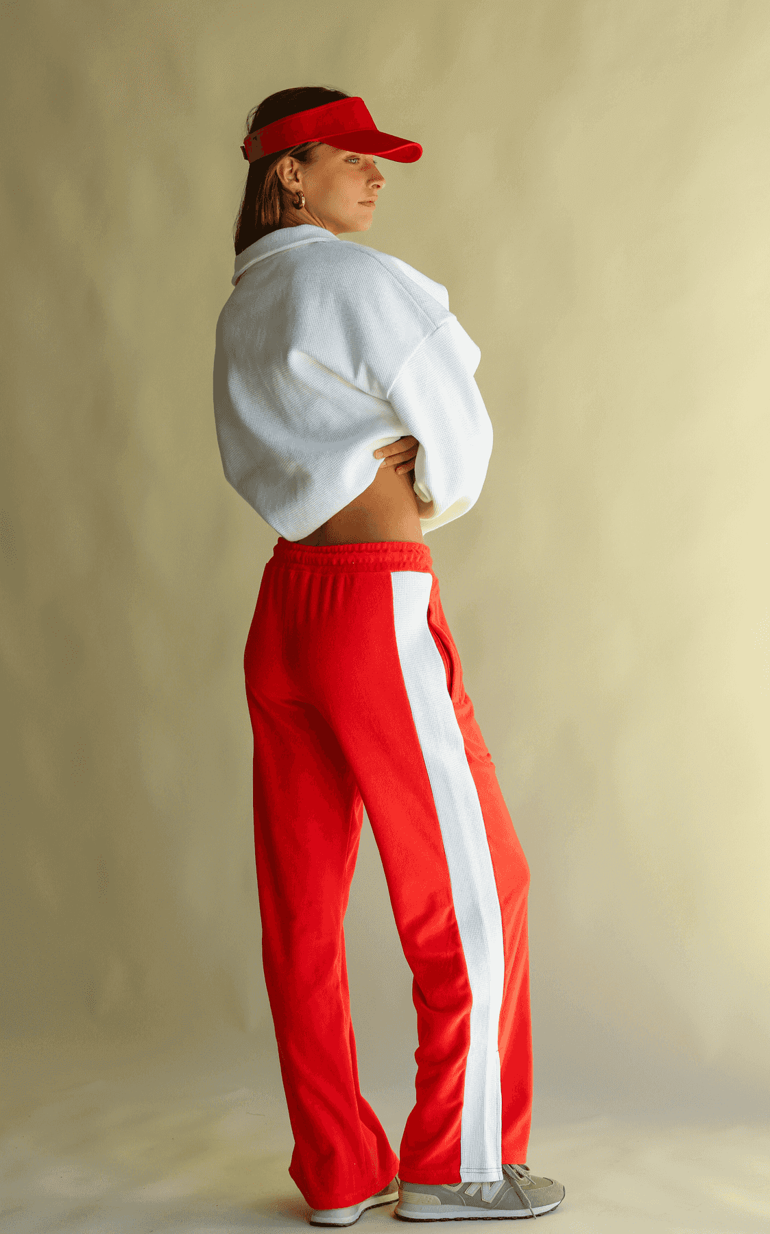 ARAMINTA JAMES Araminta James Terry Trackside Pant - Coral BELLA n' BEAR