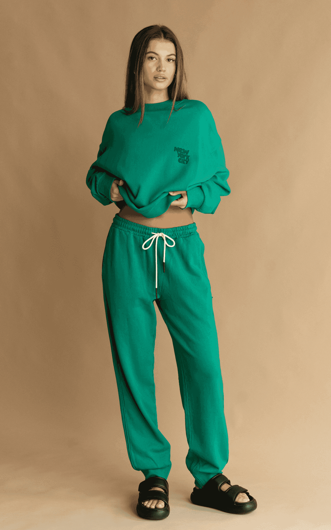 ARAMINTA JAMES Araminta James Zip Hem Trackpant - Washed Ivy BELLA n' BEAR