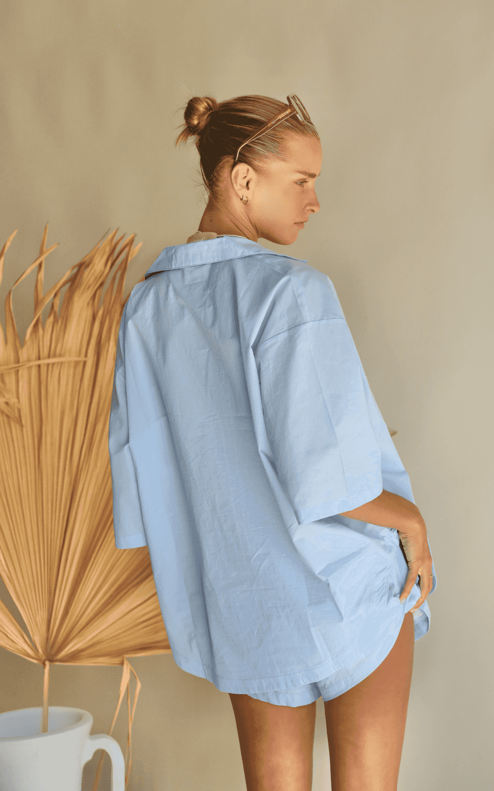 ARAMINTA JAMES Araminta James Bayside Shirt Set - Chambray BELLA n' BEAR