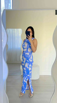 Thumbnail for SUBOO Suboo Marble Sleeveless Reversible Twist Front Maxi Dress - Marble BELLA n' BEAR