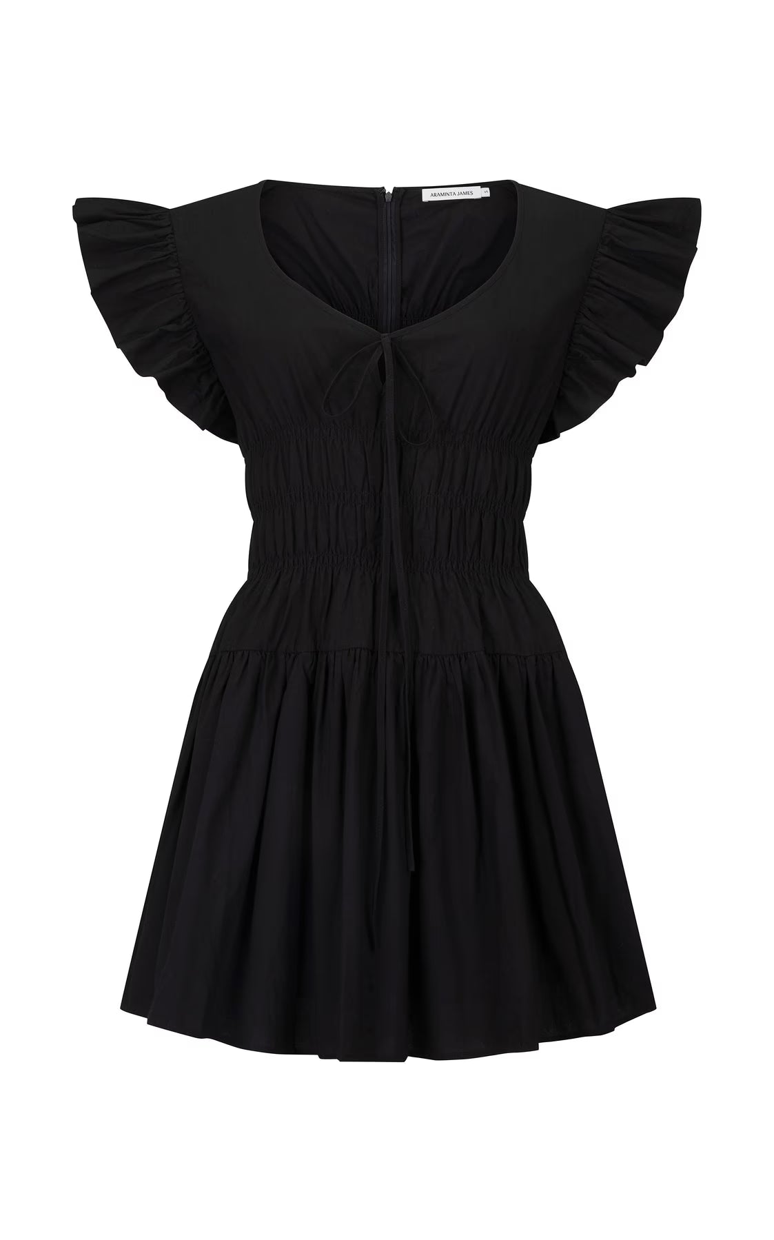 araminta mini dress Delfina Mini Dress - Noir | Araminta James