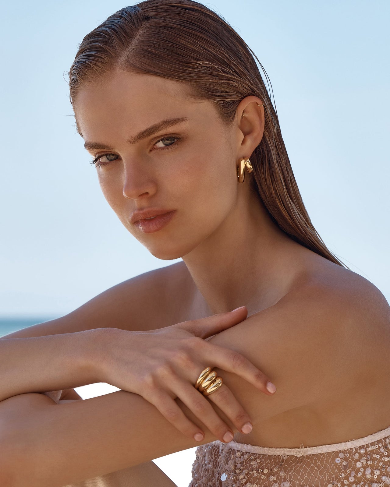 Amber Sceats Boracay Earrings - Gold