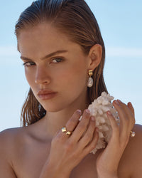 Thumbnail for Amber Sceats Maldives Earrings - Gold