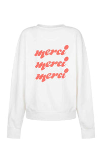 Thumbnail for ARAMINTA JAMES Araminta James Merci Sweatshirt - Snow BELLA n' BEAR