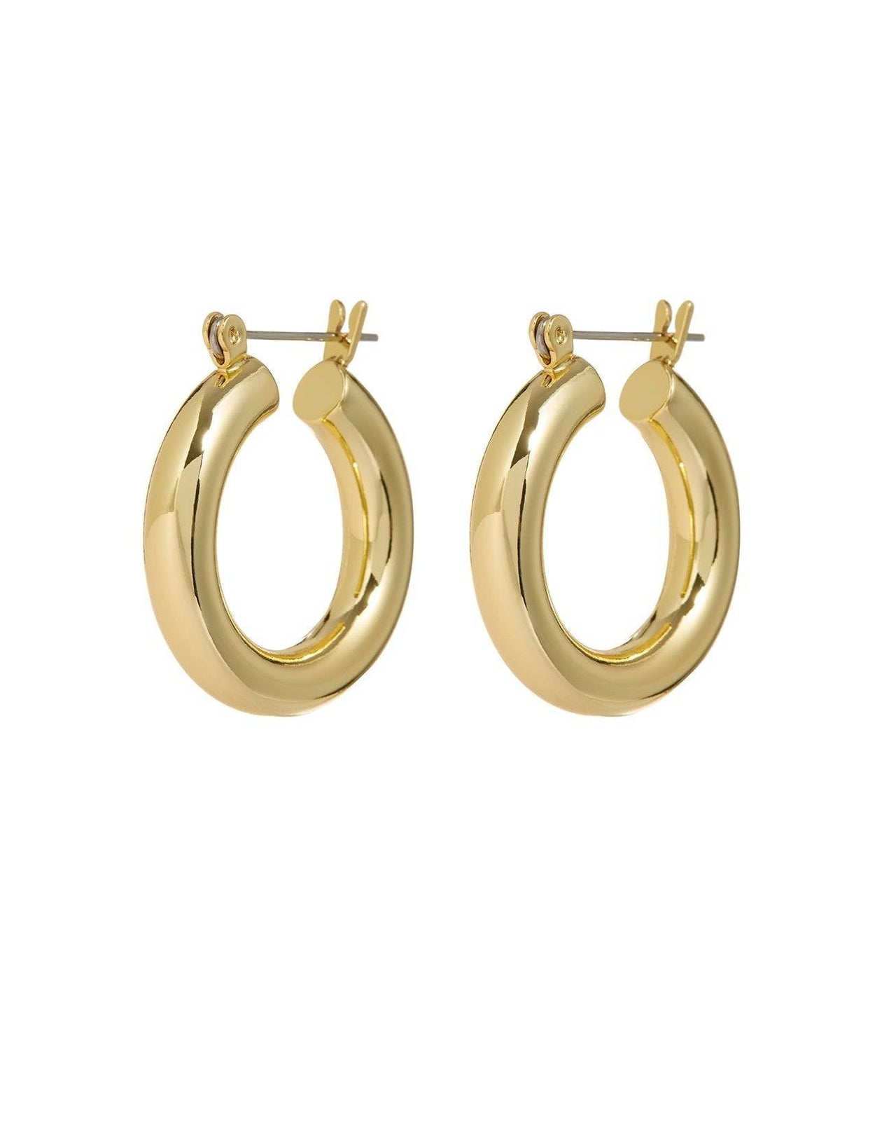 LUV AJ Luv Aj The Baby Amalfi Tube Hoops - Gold BELLA n' BEAR