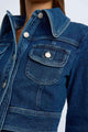 BY JOHNNY By Johnny Daze Denim Pipe Crop Jacker - Indigo BELLA n' BEAR