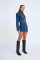 BY JOHNNY By Johnny Daze Denim Pipe Crop Jacker - Indigo BELLA n' BEAR