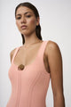Eco Bead Knit Midi Dress