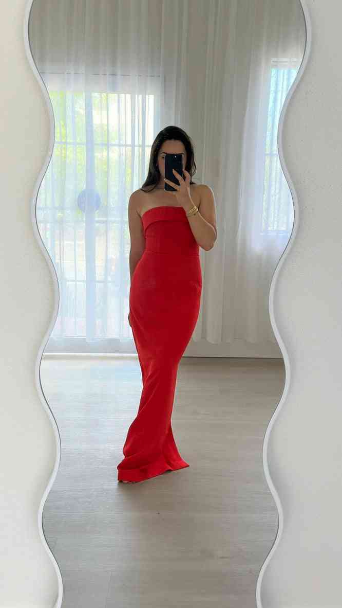 KIANNA Kianna Sutton Gown - Red BELLA n' BEAR