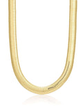 Collar de Cadena de Serpiente Luv Aj Flex-Dorado