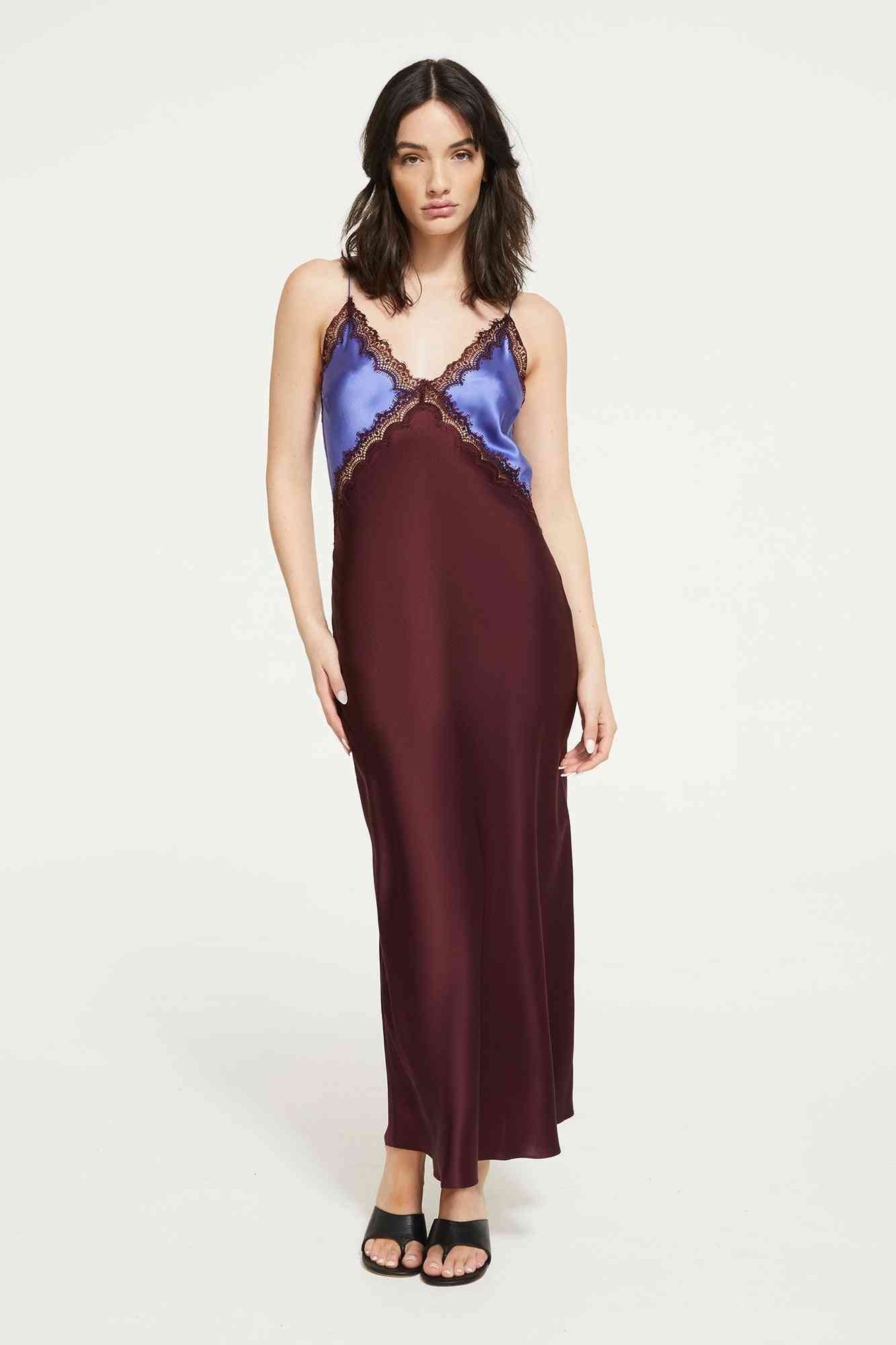 GINIA Ginia Sadie Dress - Matisse Blue/Merlot BELLA n' BEAR