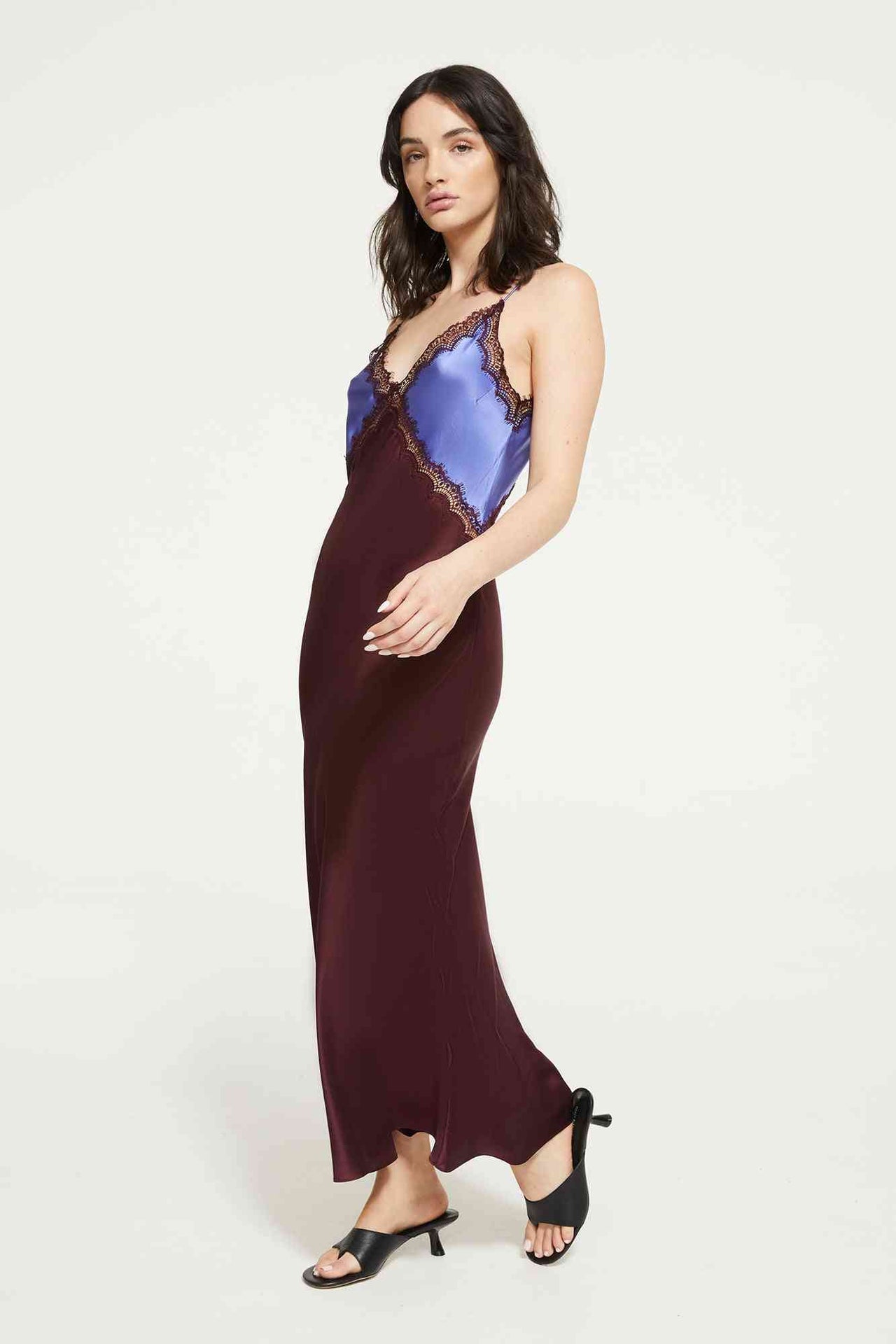 GINIA Ginia Sadie Dress - Matisse Blue/Merlot BELLA n' BEAR