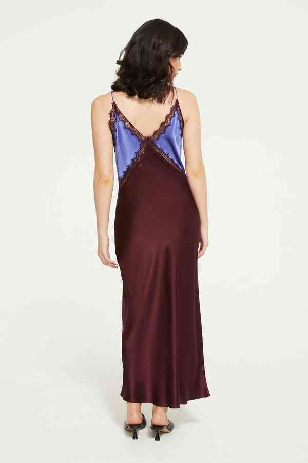 GINIA Ginia Sadie Dress - Matisse Blue/Merlot BELLA n' BEAR