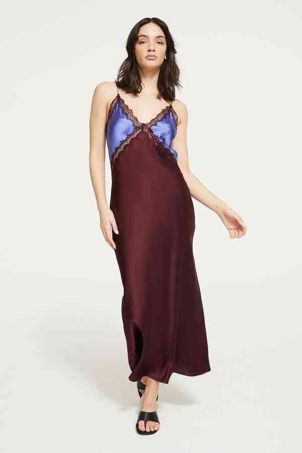 GINIA Ginia Sadie Dress - Matisse Blue/Merlot BELLA n' BEAR