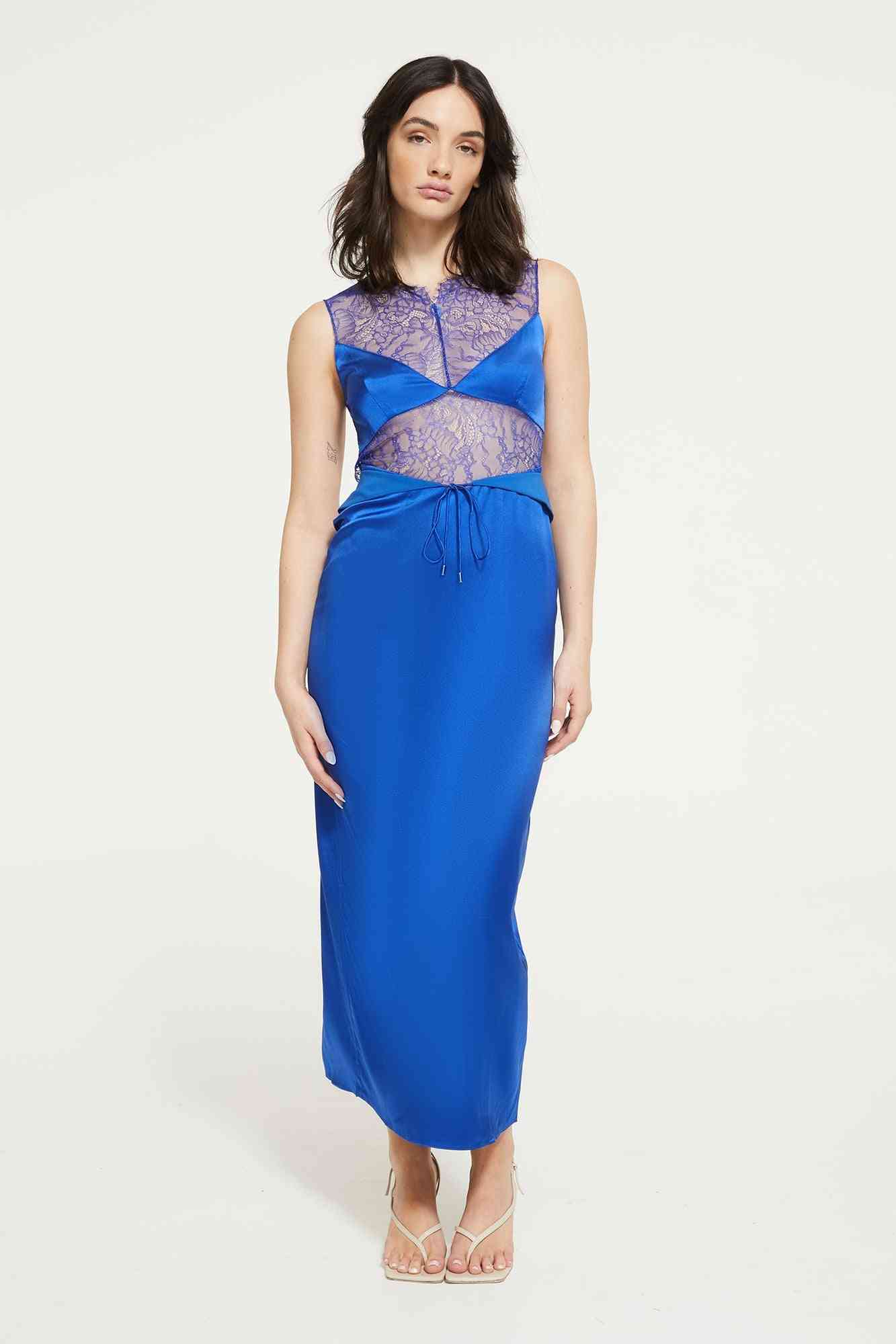 GINIA Ginia Amour Midi Dress - Ultra Blue BELLA n' BEAR