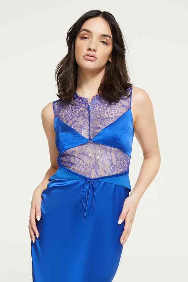 GINIA Ginia Amour Midi Dress - Ultra Blue BELLA n' BEAR