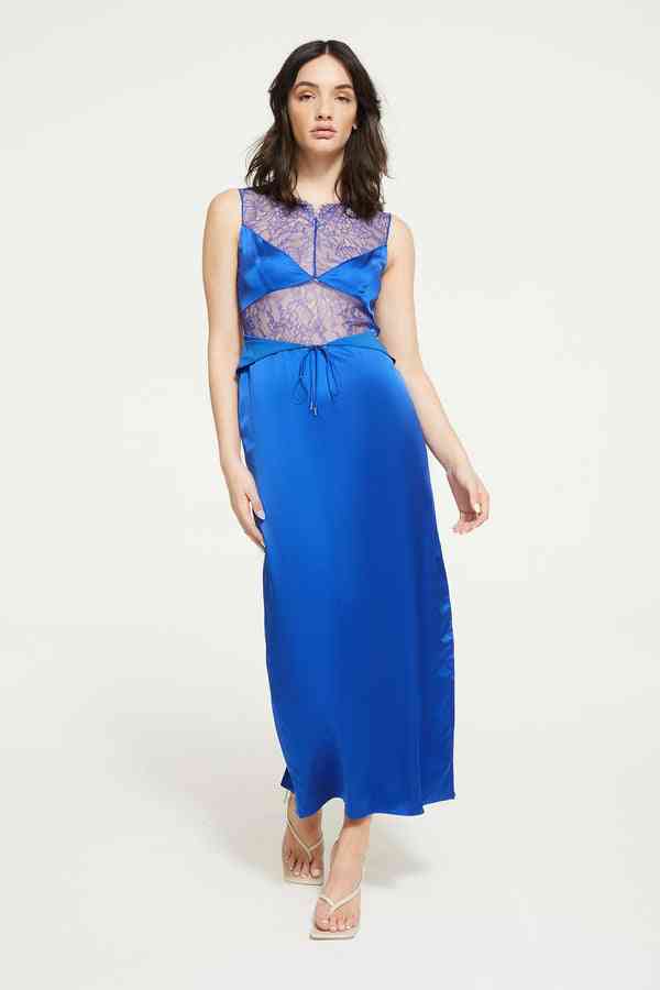 GINIA Ginia Amour Midi Dress - Ultra Blue BELLA n' BEAR