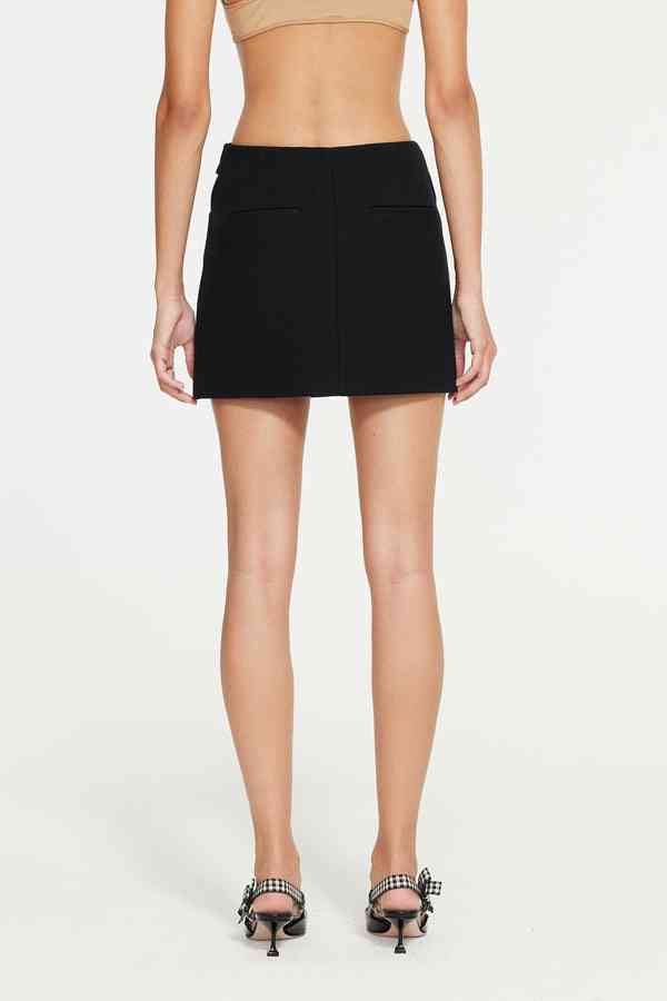 GINIA Ginia Chief Mini Skirt - Black BELLA n' BEAR