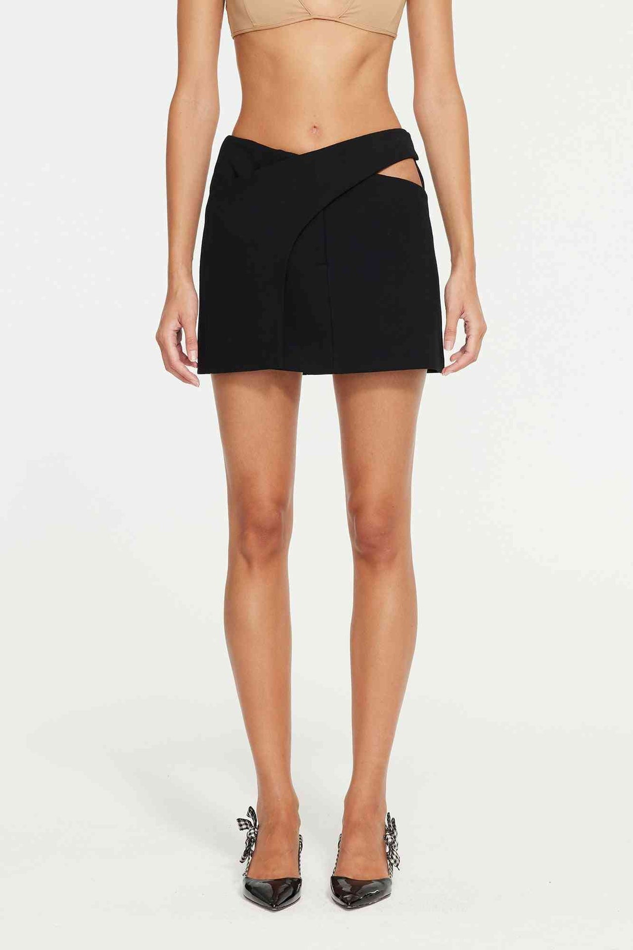 GINIA Ginia Chief Mini Skirt - Black BELLA n' BEAR