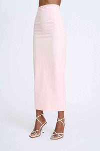 Thumbnail for BY JOHNNY By Johnny Ida Structured Ankle Skirt - Soft Pink BELLA n' BEAR