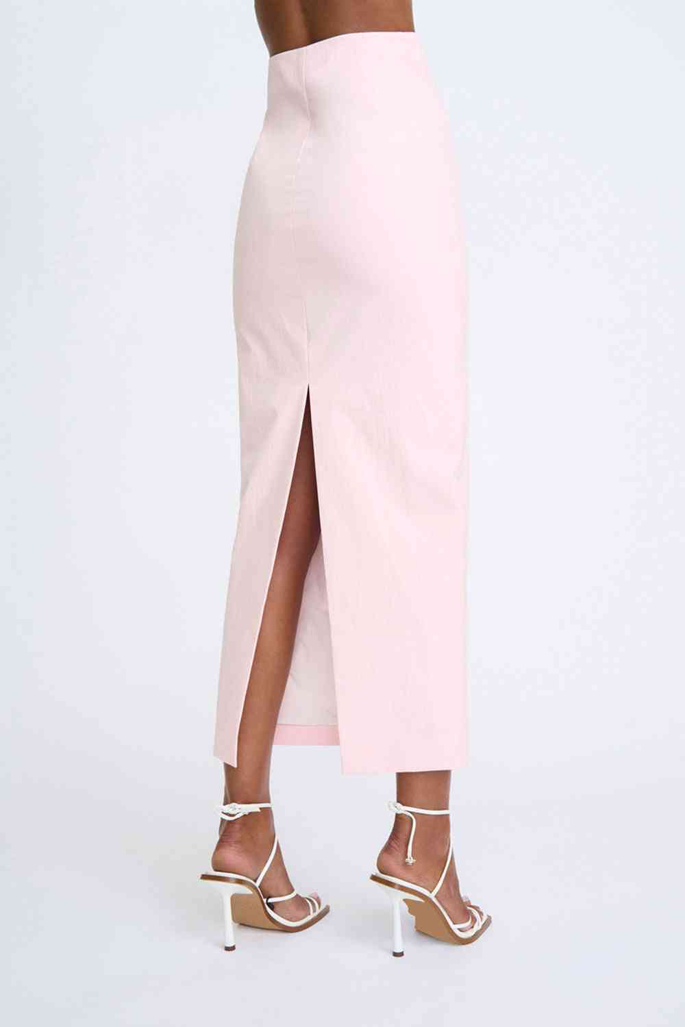 BY JOHNNY By Johnny Ida Structured Ankle Skirt - Soft Pink BELLA n' BEAR