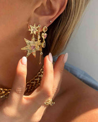 Thumbnail for LUV AJ Luv Aj The Starry Stud Statement Earrings - Gold BELLA n' BEAR