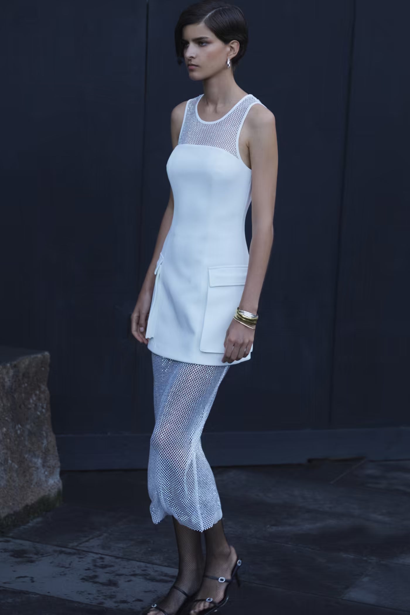 Valencia Mini Dress – Ivory Misha Collection – BELLA n' BEAR