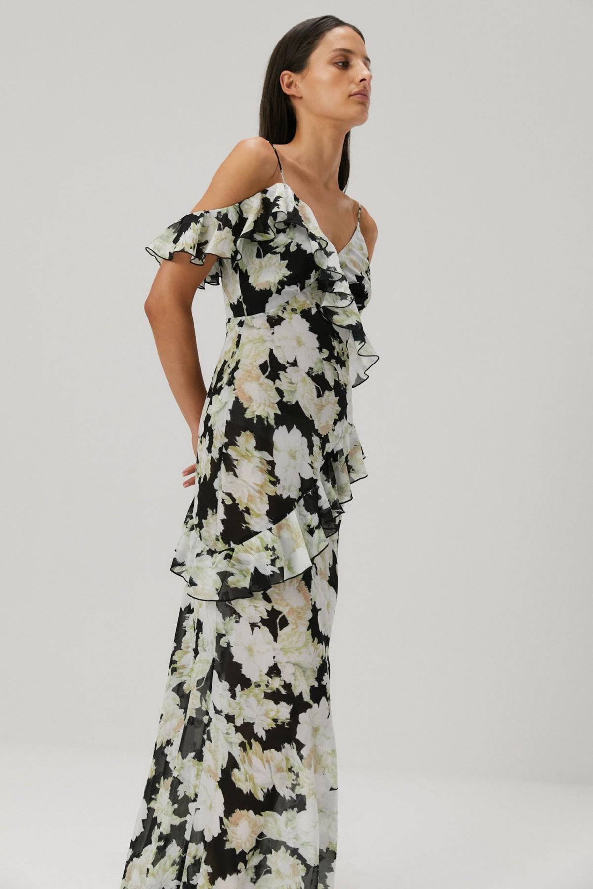 MISHA COLLECTION Misha Sutton Maxi Dress - Midnight Garden Floral BELLA n' BEAR