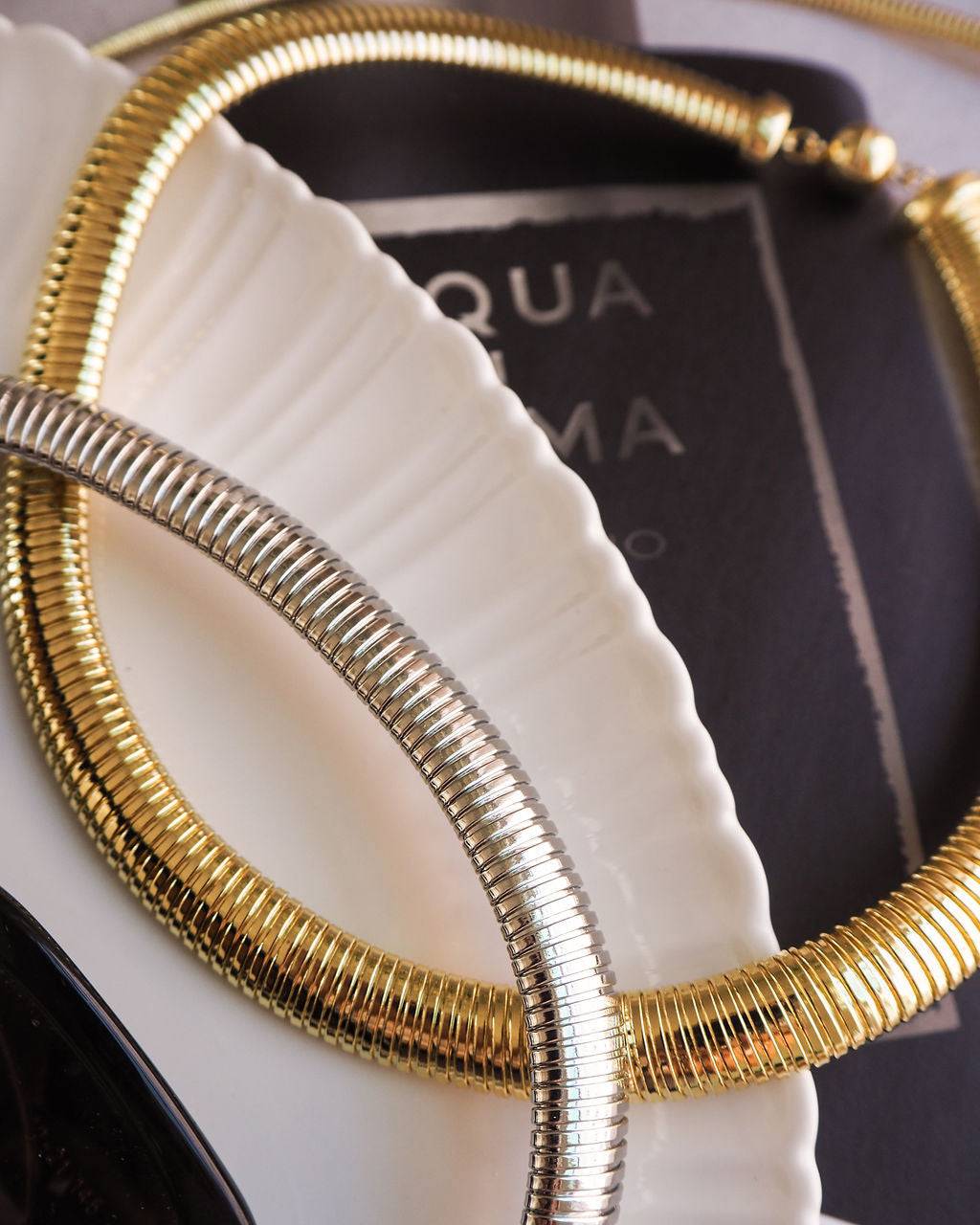 Luv Aj Flex Snake Chain Necklace - Gold