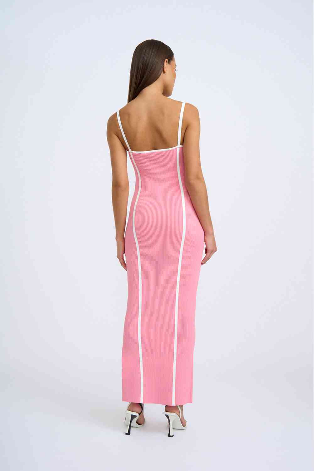 BY JOHNNY By Johnny Nautilius Swirl Knit Midi Dress - Pink Ivory BELLA n' BEAR