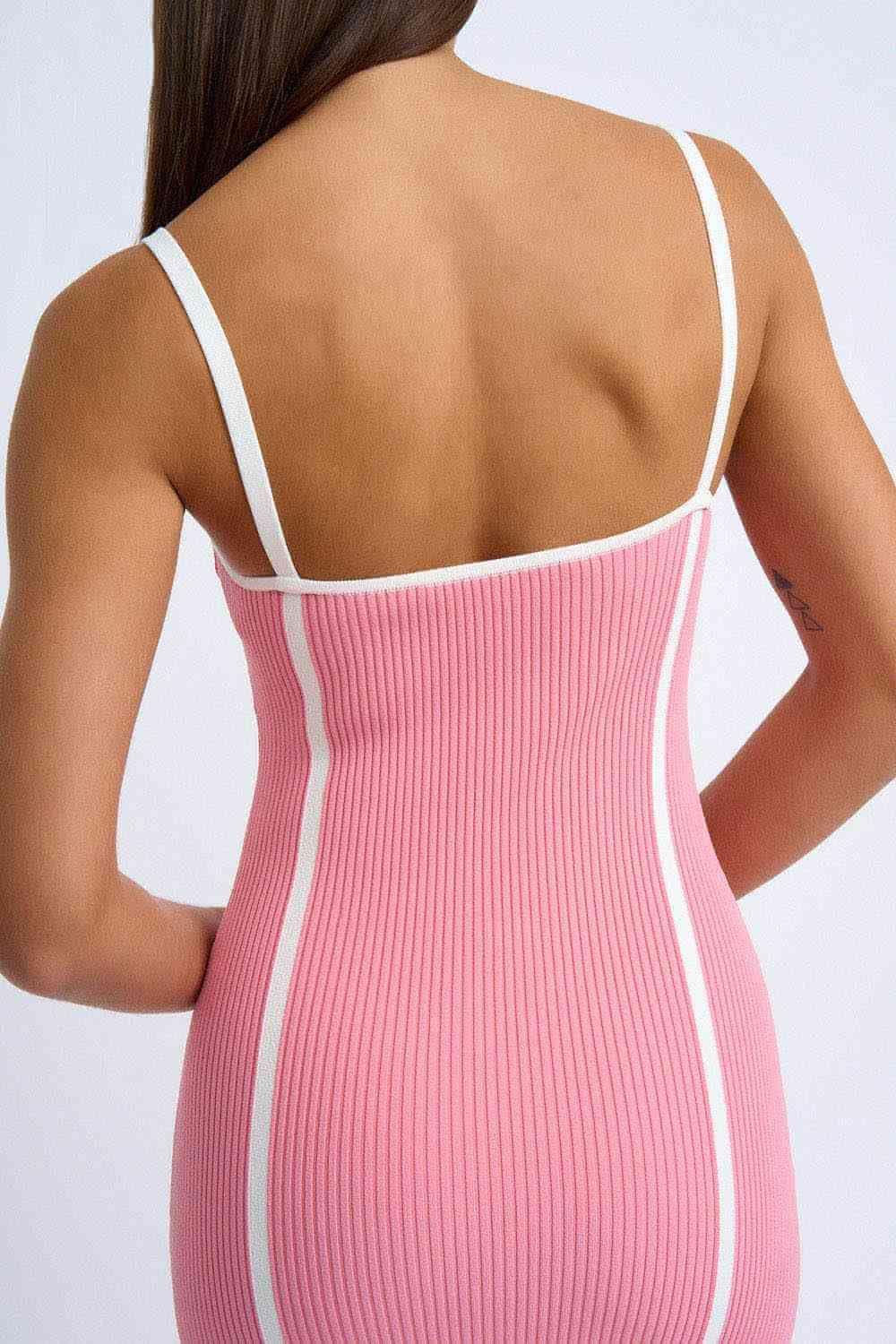 BY JOHNNY By Johnny Nautilius Swirl Knit Midi Dress - Pink Ivory BELLA n' BEAR