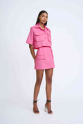 By Johnny Chemise Rose avec Poche Salt-Pink Salt