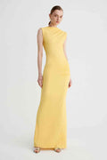 Vestido suboo Vega Rouded Front Midi-Butter