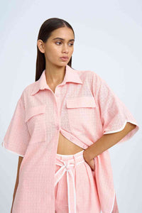 Thumbnail for BY JOHNNY By Johnny Serena Pocket Sun Shirt - Dusty Pink BELLA n' BEAR