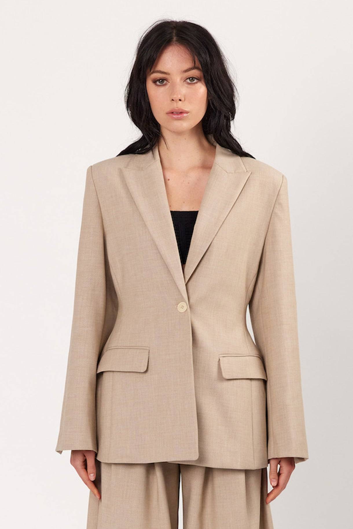 REMAIN Remain Sofia Blazer - Oat BELLA n' BEAR