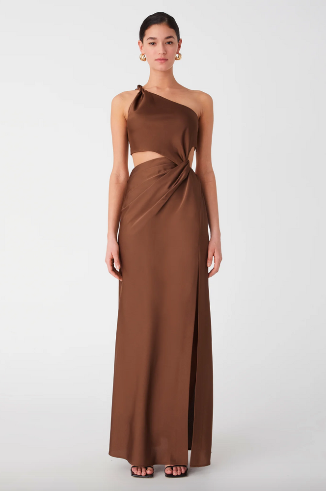 MISHA COLLECTION Misha Collection Kristin Dress - Umber Brown BELLA n' BEAR