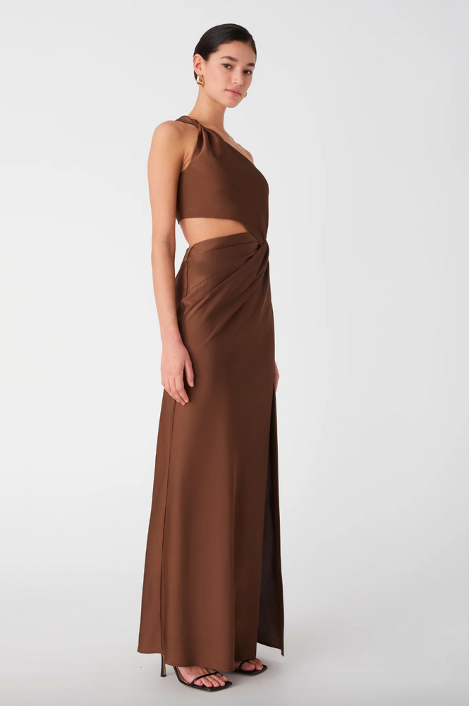 MISHA COLLECTION Misha Collection Kristin Dress - Umber Brown BELLA n' BEAR